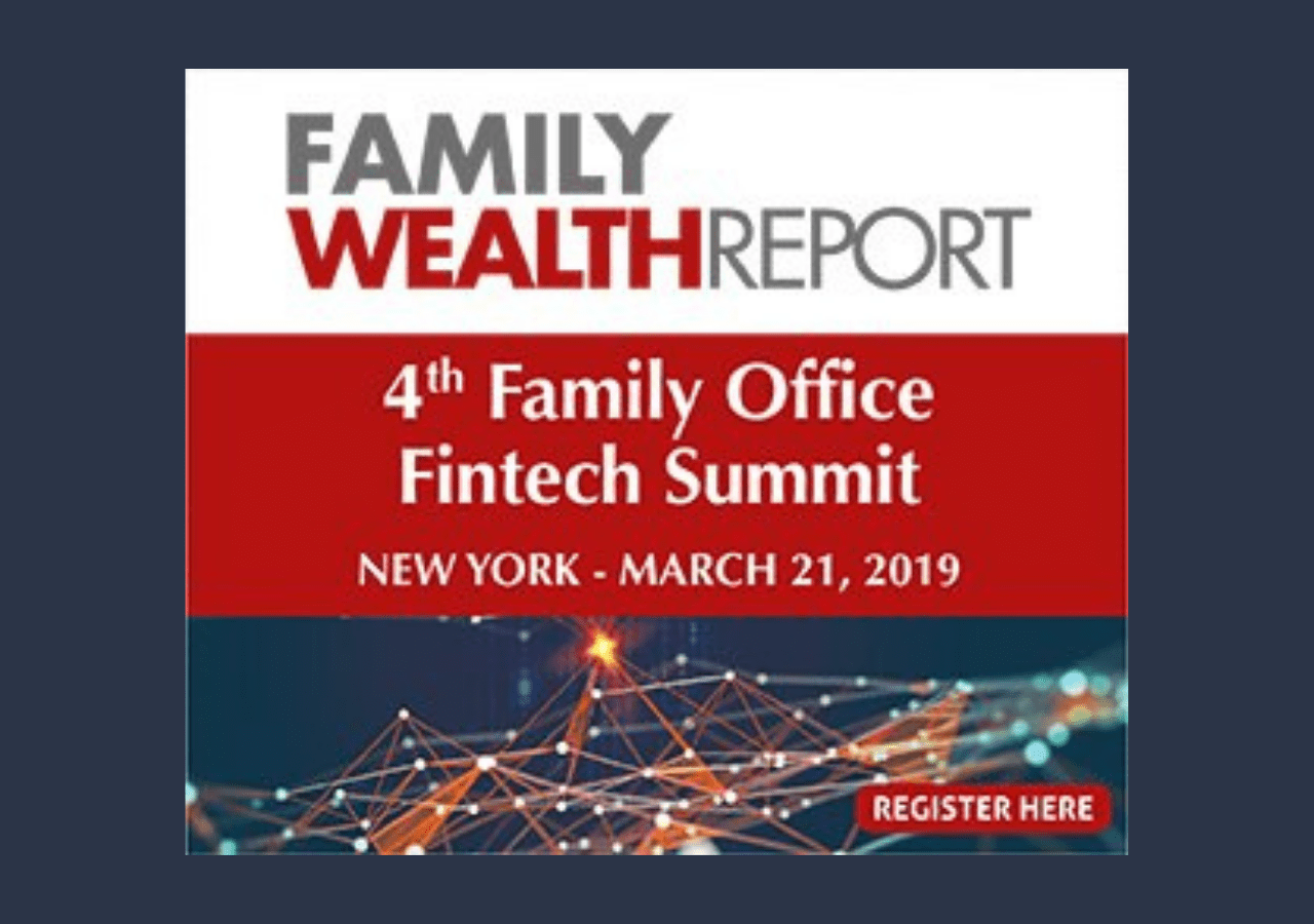 Paul Hoffman Participates in New York Family Office Fintech Summit